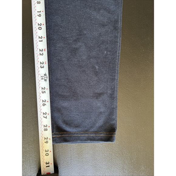 Mix & Co. Jegging Women's 1X Blue Faux Denim Knit Pull On Stretch Legging NEW - Picture 11 of 11